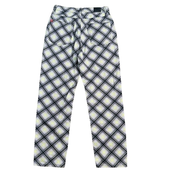 BDG Plaid Print Slim Straight Denim Jeans - Picture 8 of 11